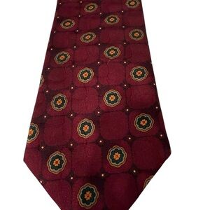 J. Z. Richard’s for Nordstroms Tie 59 X 4 in. Bergundy Orange Born in Boulder